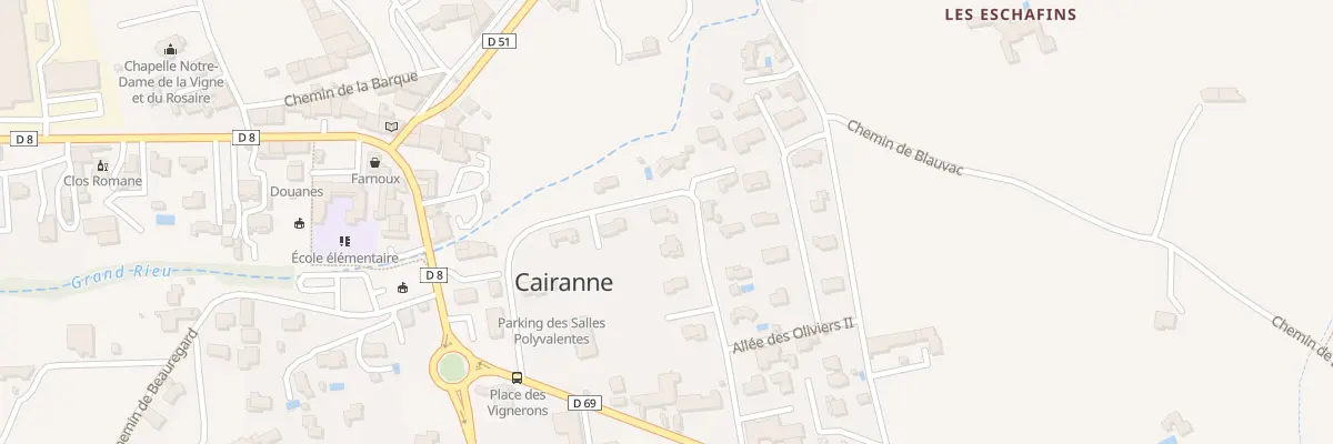 Plan du 10 Lot Les Oliviers à Cairanne