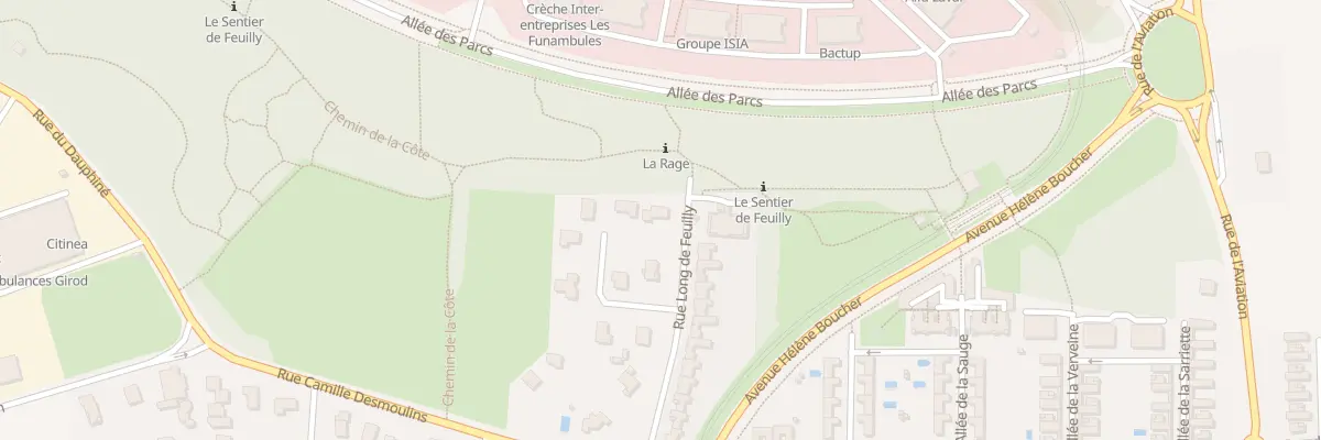 Plan du 11 Rue Long de Feuilly à Saint-Priest