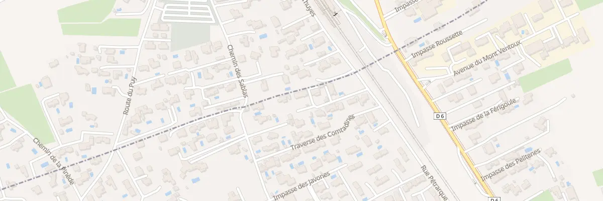 Plan du 100 Rue Pétrarque à Jonquerettes