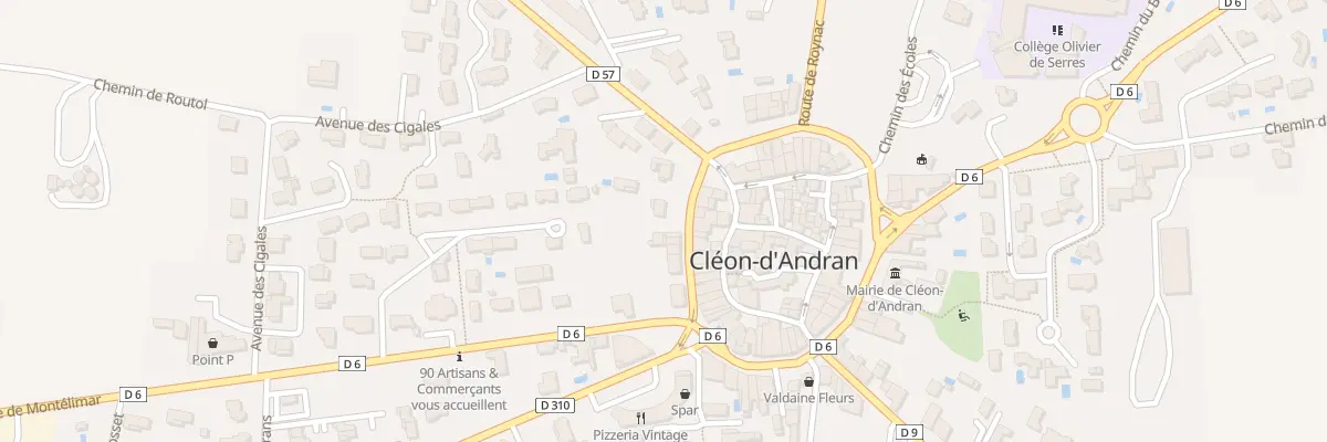 Plan du 5098 Le Village à Cléon-d’Andran