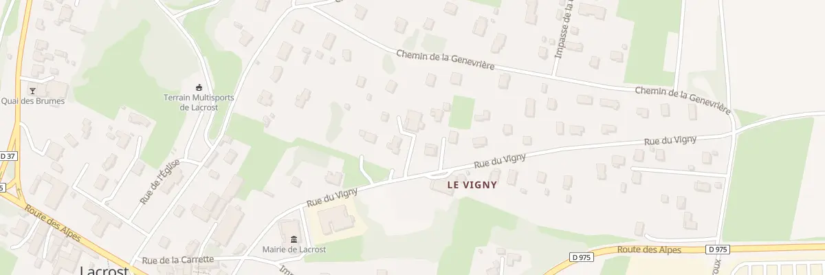 Plan du 10 Rue du Vigny à Lacrost