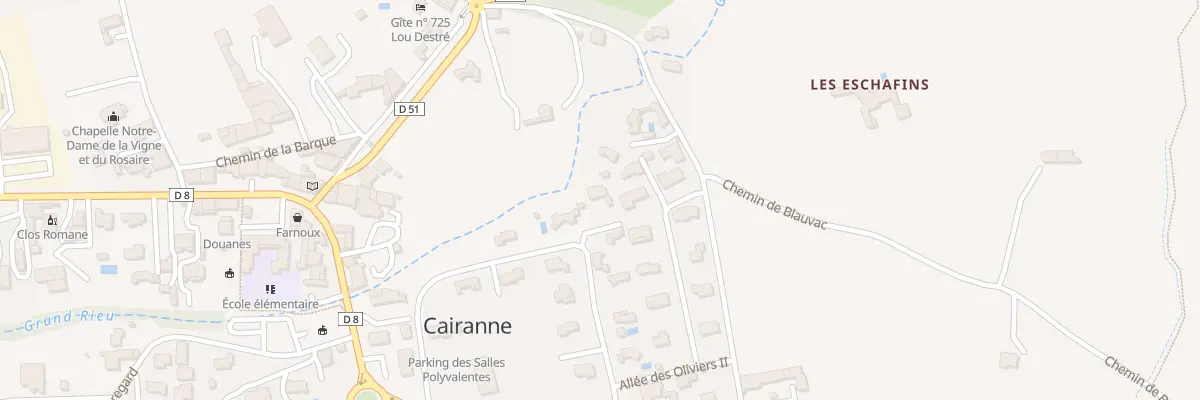 Plan du 225 All des Oliviers I à Cairanne