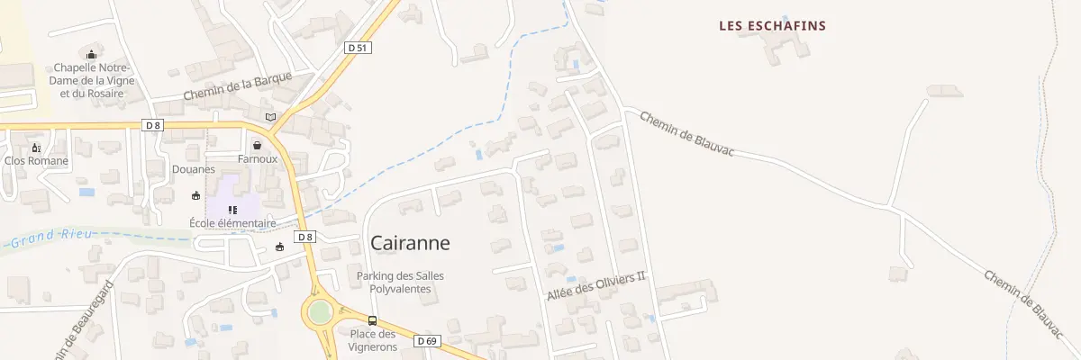 Plan du 4 Lot Les Oliviers à Cairanne