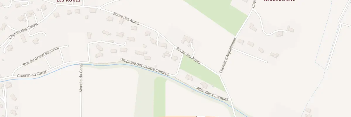 Plan du 5901 Quatre Combes à Allex