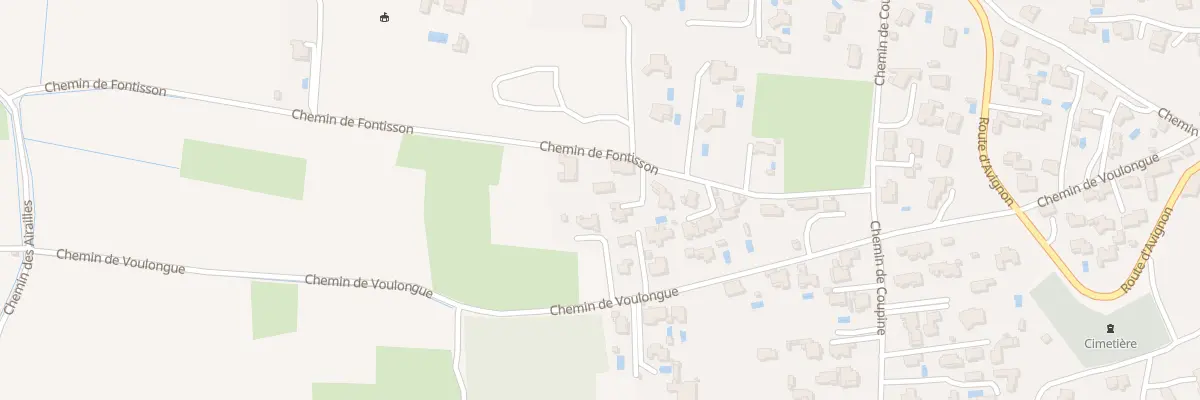 Plan du 203 Che de Fontisson à Châteauneuf-de-Gadagne