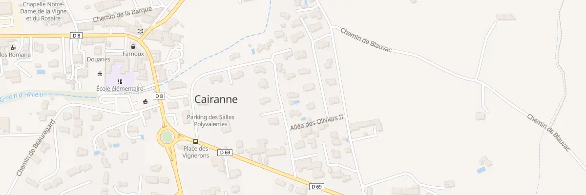 Plan du 2 Lot Les Oliviers à Cairanne