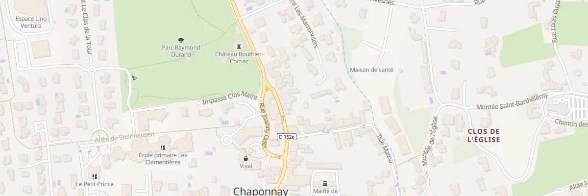 Plan du 22 Rue de la Poste à Chaponnay