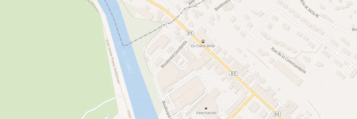 Plan du 7 Bd Gambetta à Sedan