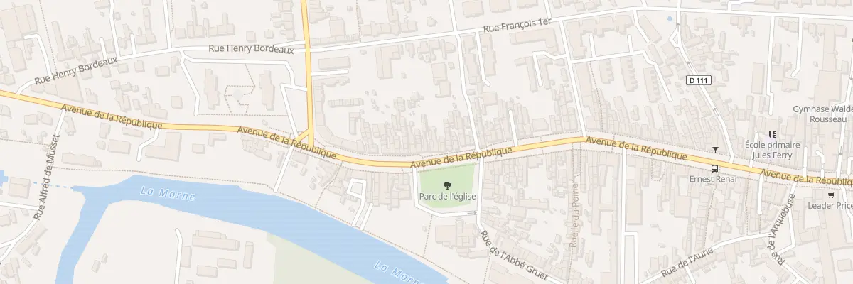Plan du 642 Av de la République à Saint-Dizier