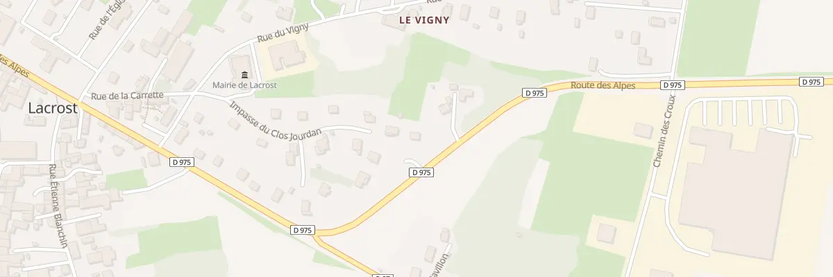 Plan du 5274 Rte des Alpes à Lacrost