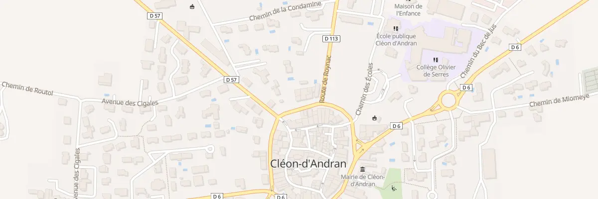 Plan du 5113 Le Village à Cléon-d’Andran