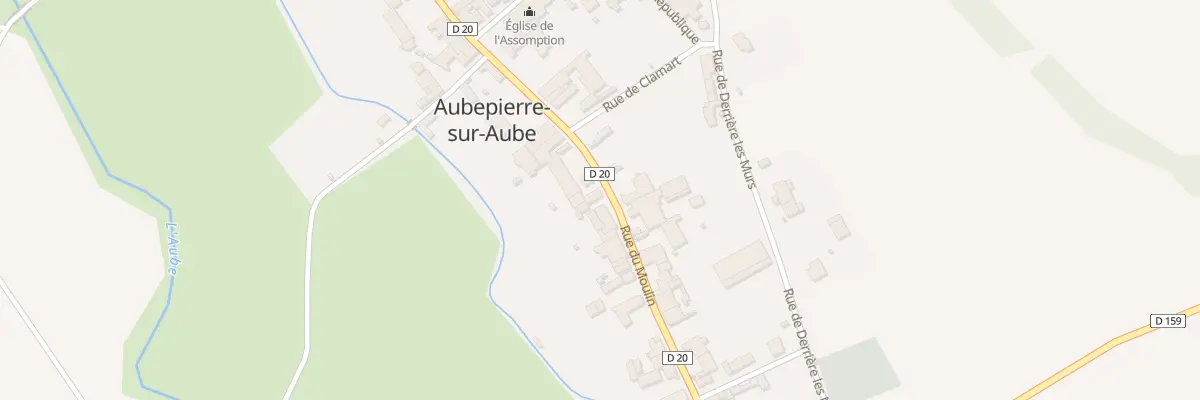 Plan du 35 Rue du Moulin à Aubepierre-sur-Aube
