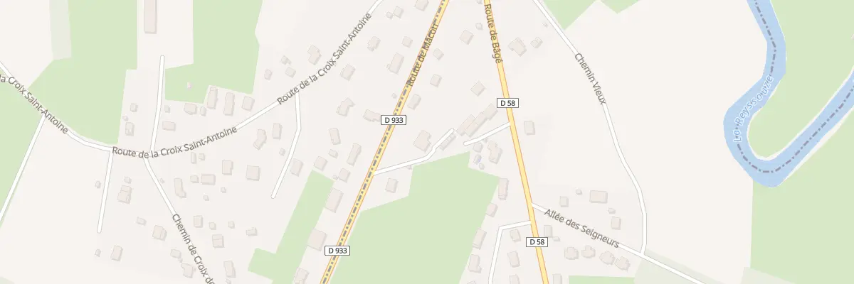 Plan du 459 Rte de Macon à Gorrevod