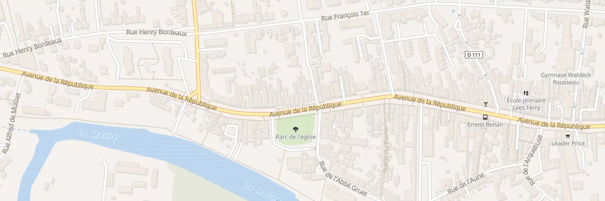 Plan du 608 Av de la République à Saint-Dizier