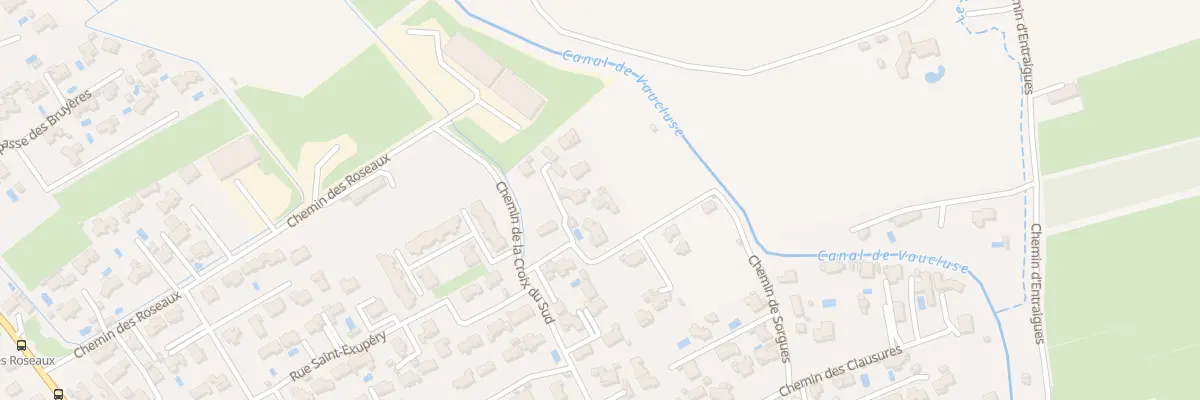 Plan du 250 Che de la Sorgue à Saint-Saturnin-lès-Avignon