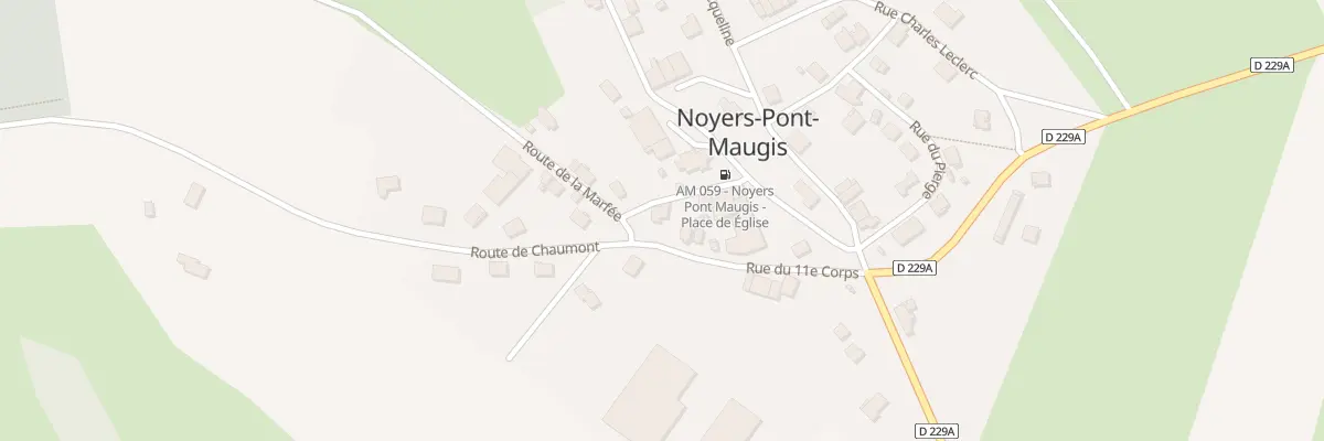 Plan du 8 Rue du 11 Corps à Noyers-Pont-Maugis