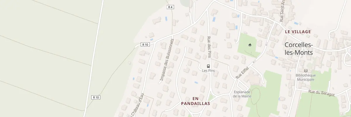Plan du 11 Imp de la Cerisaie à Corcelles-les-Monts