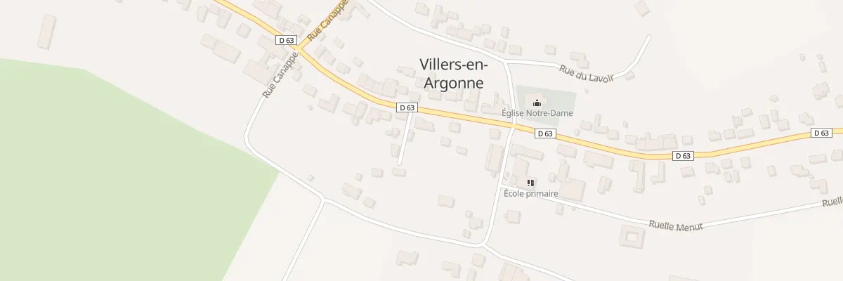 Plan du 46 Rue du Chemin de Chalons à Villers-en-Argonne
