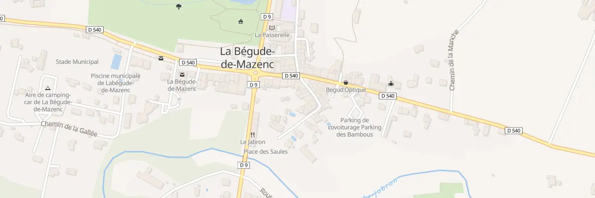Plan du 5110 Rue Victor Hugo à La Bégude-de-Mazenc