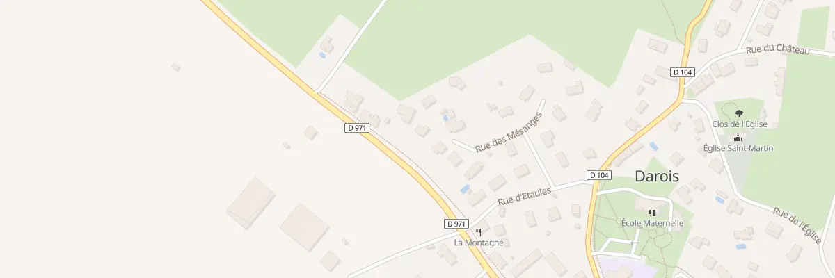 Plan du 9 Rue des Mesanges à Darois