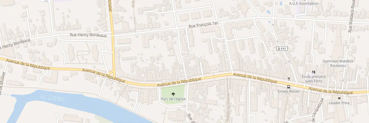Plan du 580 Av de la République à Saint-Dizier