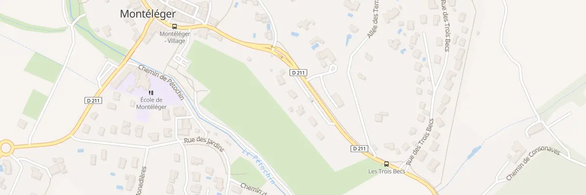 Plan du 4 Av de la Gare à Montéléger