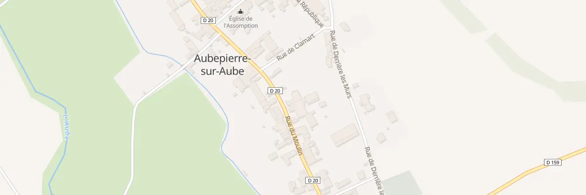 Plan du 48 Rue du Moulin à Aubepierre-sur-Aube