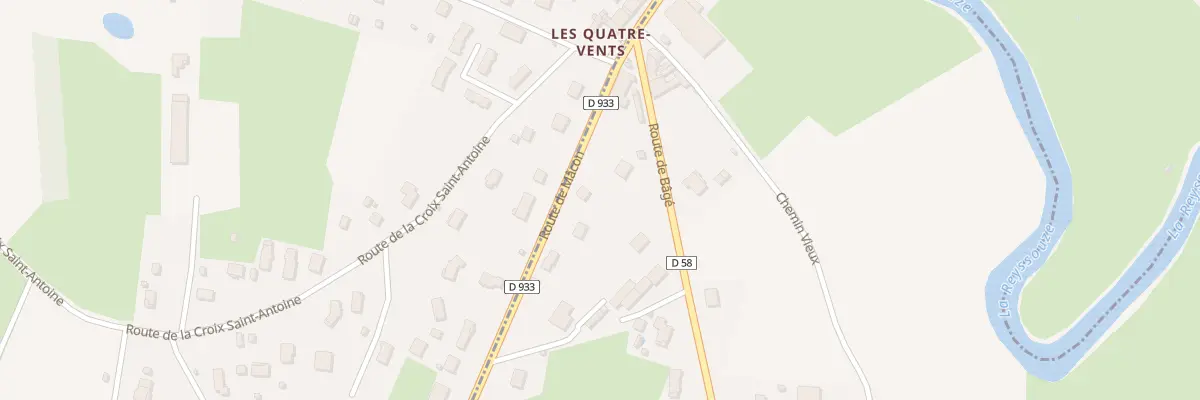 Plan du 299 Rte de Macon à Gorrevod