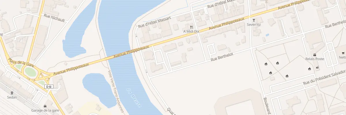 Plan du 59 Av Philippoteaux à Sedan