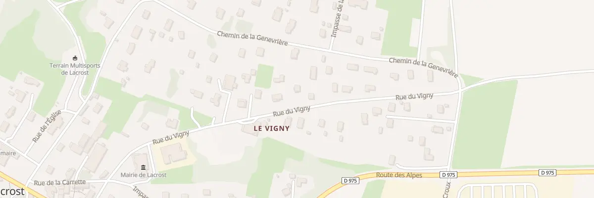 Plan du 5188 Rue du Vigny à Lacrost