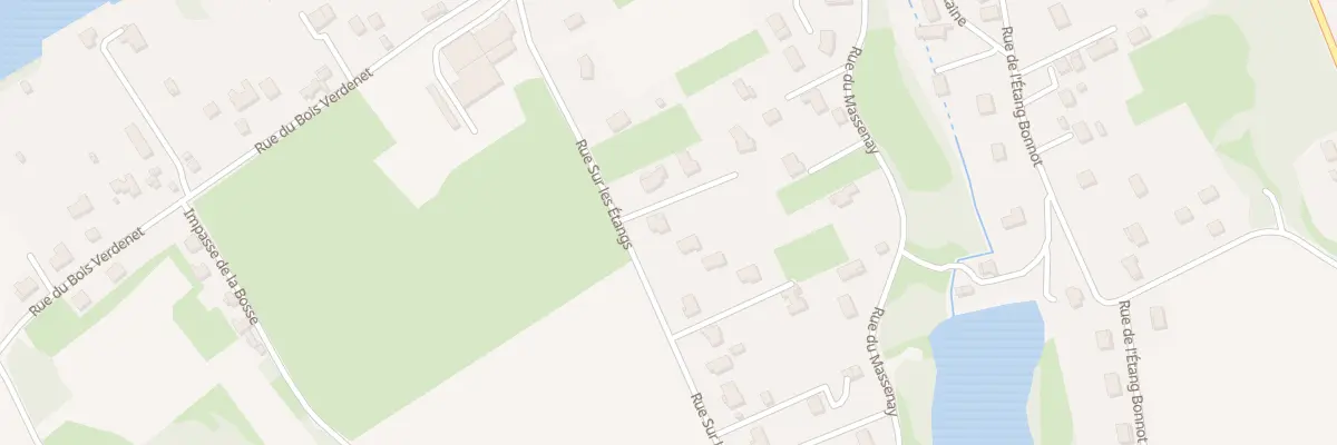 Plan du 29 Rue sur les Etangs à Allériot