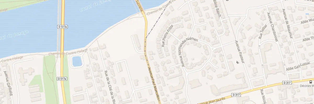 Plan du 34 Rue Pierre Frite à Décines-Charpieu