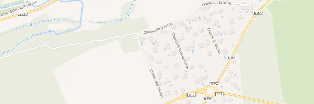 Plan du 5540 La Barre Est à Aureille