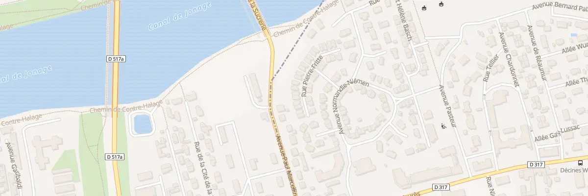 Plan du 32 Rue Pierre Frite à Décines-Charpieu