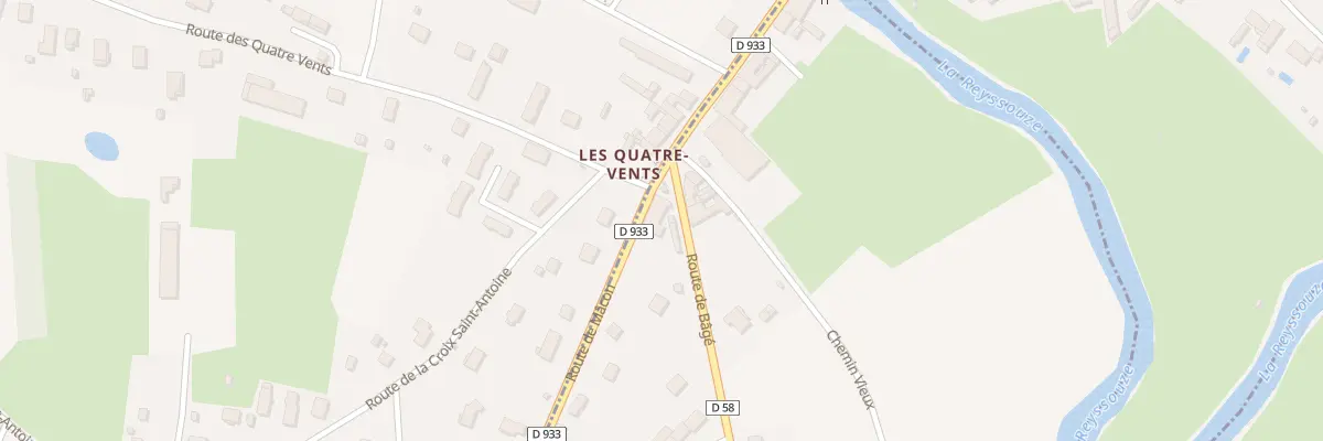 Plan du 5113 Aux Quatre Vents à Gorrevod