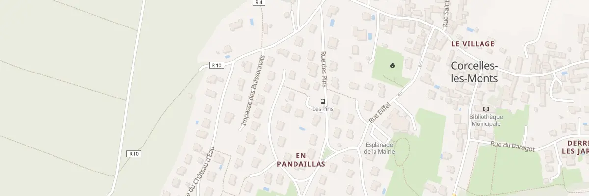 Plan du 3 Imp des Alisiers à Corcelles-les-Monts
