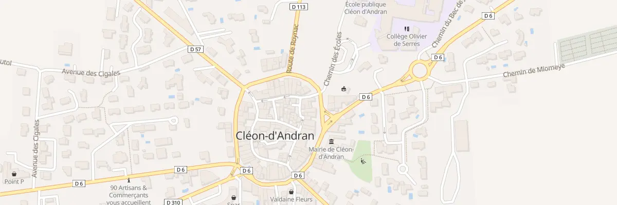Plan du 360C Bd de Provence à Cléon-d’Andran