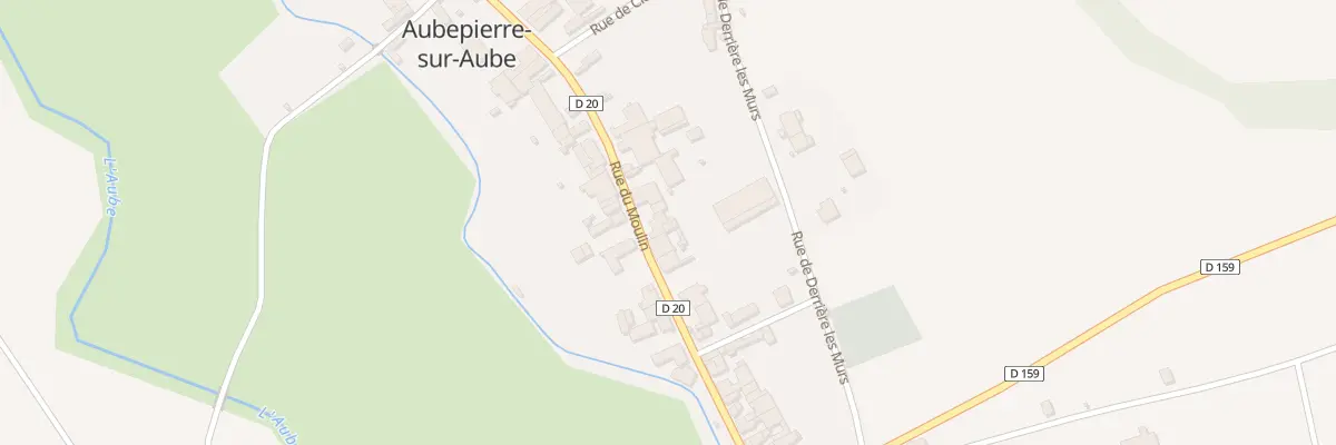 Plan du 38 Rue du Moulin à Aubepierre-sur-Aube