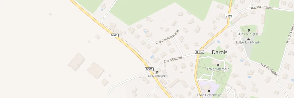 Plan du 5 Rue des Mesanges à Darois