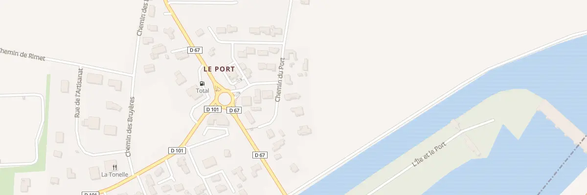 Plan du 4A Che du Port à Beaumont-Monteux