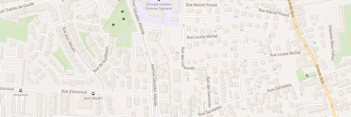 Plan du 46 Rue des Garennes à Saint-Priest