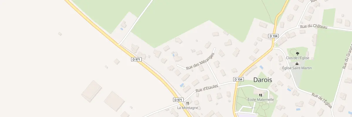 Plan du 18 Rue des Mesanges à Darois