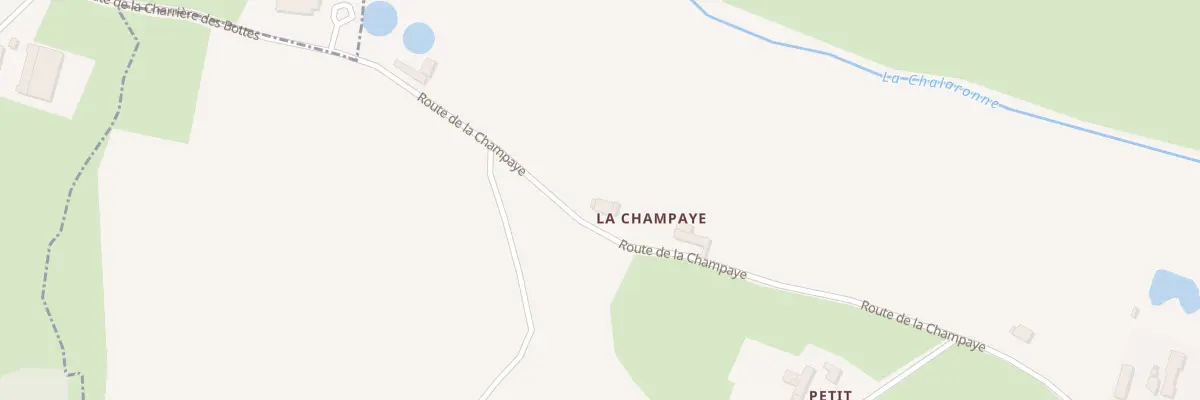 Plan du 484 Rte de la Champaye à Châtillon-sur-Chalaronne