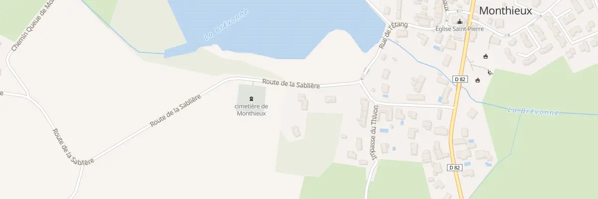 Plan du 273 Rte de la Sablière à Monthieux
