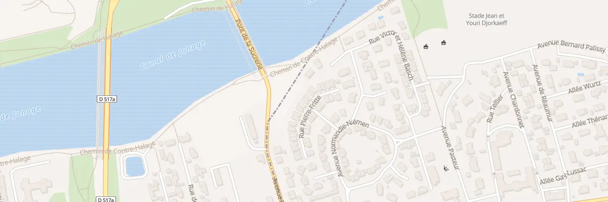 Plan du 16 Rue Pierre Frite à Décines-Charpieu