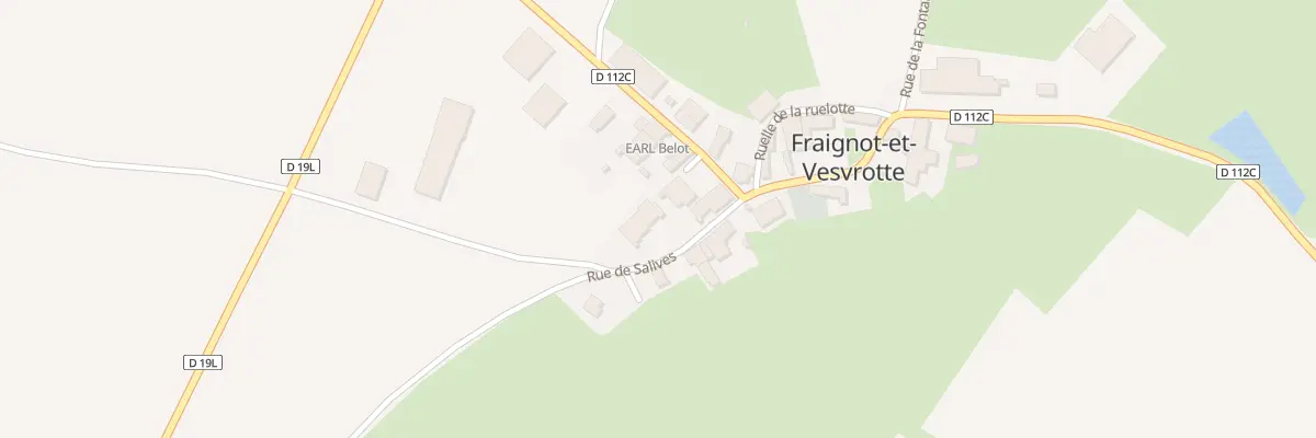 Plan du 7 Rue du Bourg à Fraignot-et-Vesvrotte