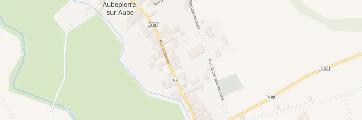 Plan du 36 Rue du Moulin à Aubepierre-sur-Aube