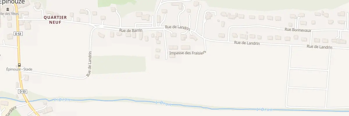 Plan du 125 Imp des Fraisiers à Épinouze