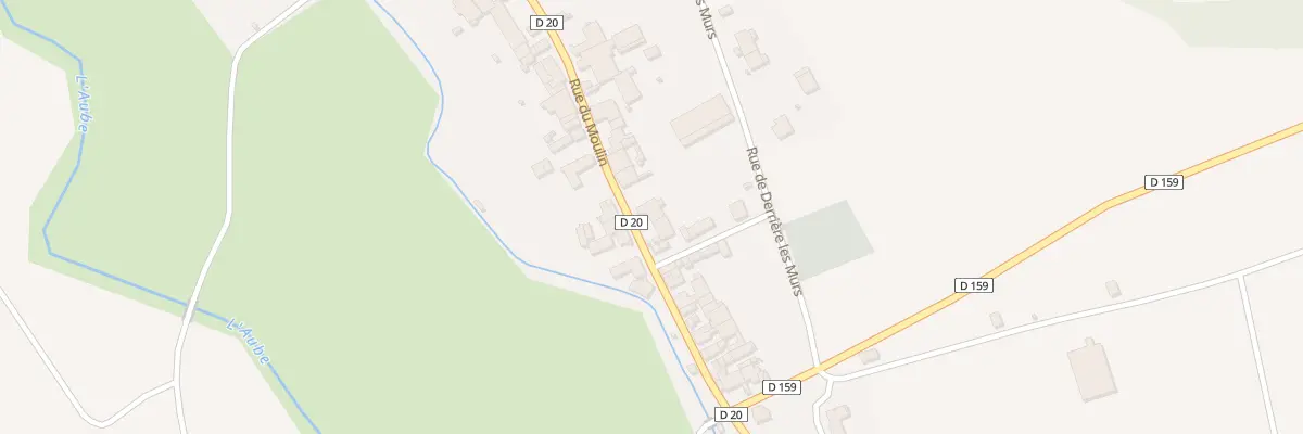 Plan du 32 Rue du Moulin à Aubepierre-sur-Aube