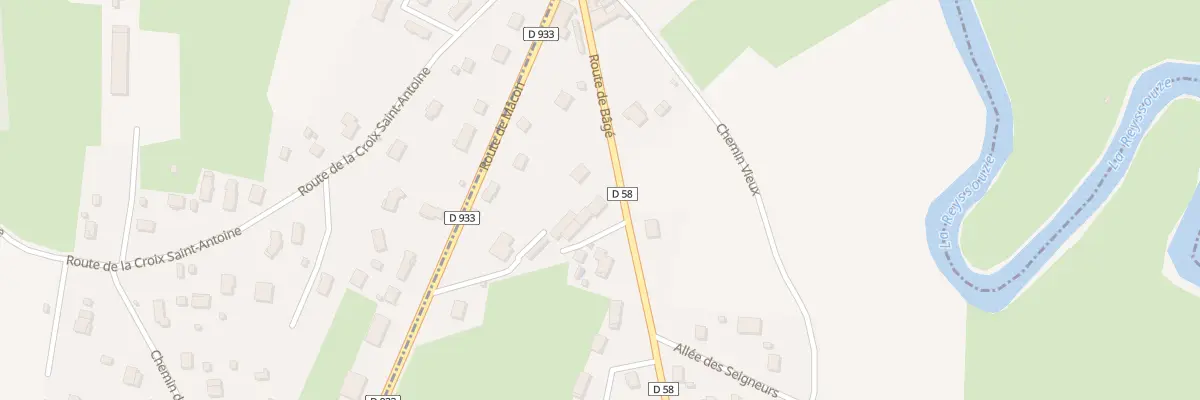 Plan du 5106 Aux Quatre Vents à Gorrevod